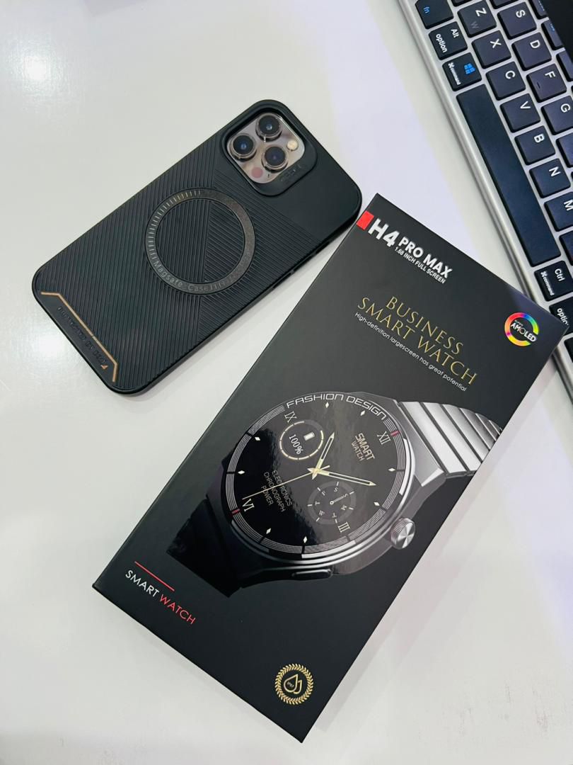🕰️ 𝗦𝗺𝗮𝗿𝘁𝘄𝗮𝘁𝗰𝗵 𝗛𝟰 𝗣𝗿𝗼 𝗠𝗮𝘅 – 𝗟’é𝗹é𝗴𝗮𝗻𝗰𝗲 𝗮𝘂 𝘀𝗲𝗿𝘃𝗶𝗰𝗲 𝗱𝗲 𝗹𝗮 𝘁𝗲𝗰𝗵𝗻𝗼𝗹𝗼𝗴𝗶𝗲 🖤